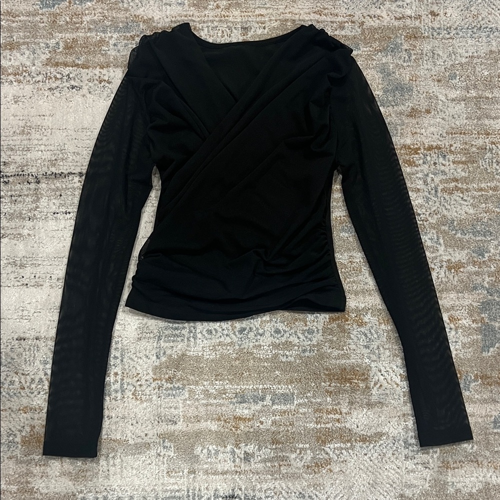 ‼️ Black Long Sleeve Blouse ‼️